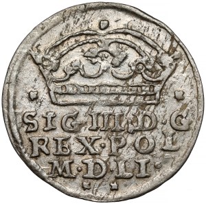 Sigismund III Vasa, Cracow 1608 penny - stars