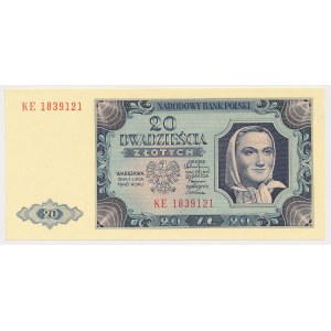 20 zlotys 1948 - KE