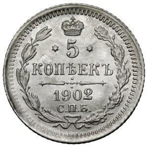 Russland, Nikolaus II., 5 Kopeken 1902