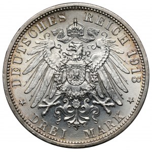 Prusy, 3 marki 1913-A, Berlin
