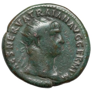 Trajan (98-117 n.e.) Dupondius, Rzym