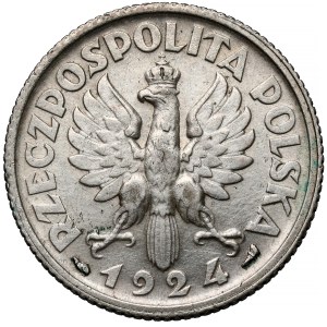 Woman and ears 1 zloty 1924