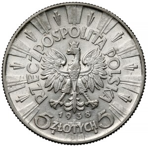 Pilsudski 5 zlotys 1938