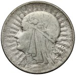 Head of a Woman 5 zlotych 1932 with sign, Warsaw - rare