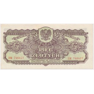 5 złotych 1944 ...owym - EM