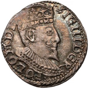 Sigismund III Vasa, Trojak Olkusz 1598 - small bust
