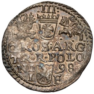 Sigismund III Vasa, Trojak Olkusz 1598 - 2 type busts