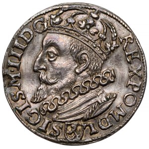 Zygmunt III Waza, Trojak Kraków 1601 - w lewo