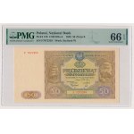 50 zloty 1946 - small letter - F