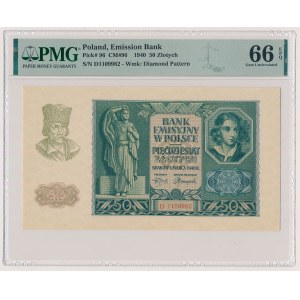 50 złotych 1940 - D