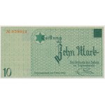 Lodz ghetto, 10 marks 1940 - with watermark