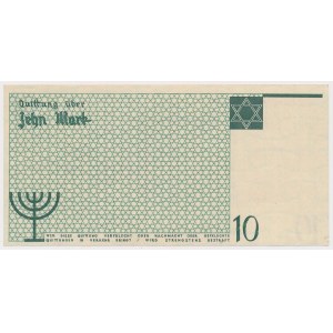 Lodz ghetto, 10 marks 1940 - with watermark