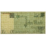 Lodz ghetto, 10 marks 1940 - with watermark