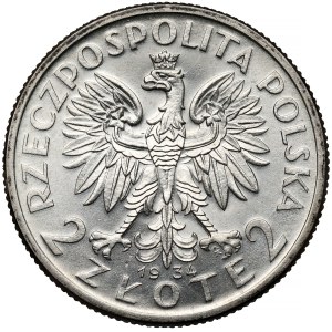 Head of a Woman 2 zloty 1934