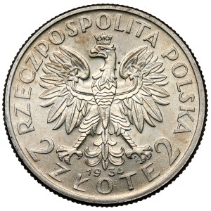 Hlava ženy 2 zlato 1934