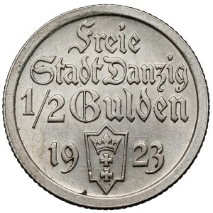 Gdaňsk, 1/2 gulden 1923