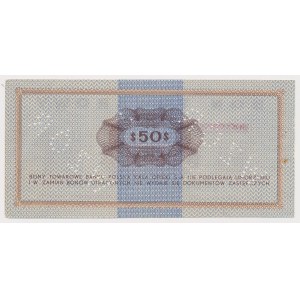 PEWEX, $50 1969 - MODEL - Ei - running number leveled, perforations MODEL.