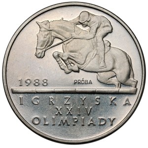 NIKIEL 500 zlotych trial 1987 Olympics Seoul