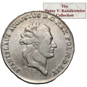 Poniatowski, Half-talar 1783 EB - without headband - ex. Karolkiewicz