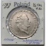 Poniatowski, Half-talar 1783 EB - without headband - ex. Karolkiewicz