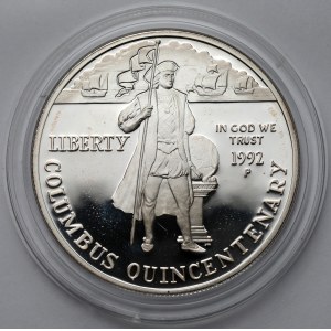 États-Unis, Dollar 1992-P, Philadelphie - Columbus