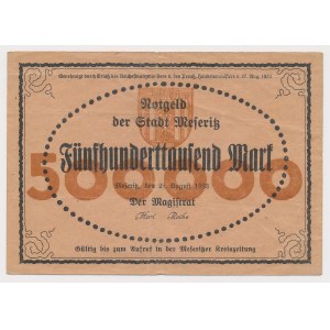 Międzyrzecz (Meseritz), 500,000 marks 1923 - RARE