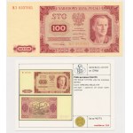100 zlotych 1948 - KI - ex.Lucow