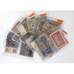 Austria, Niemcy i Rosja - zestaw banknotów (30szt)