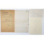 PSZnZ, Documents after Roman Skulskaya - SPK badge awards, Medal, National Treasure and other... - set (11pcs)