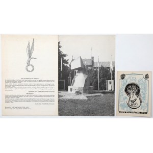 PSZnZ / PRL, Impressions d'après-guerre relatives à l'Armée de l'Intérieur et aux parachutistes polonais - ensemble (2pcs)
