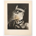 II RP, Fotografie, Józef Piłsudski, Edward Rydz-Śmigły i Władysław Sikorski - zestaw (3szt)