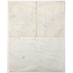 Summer Olympics 1948 - stamps with signatures of the Olympic Team.