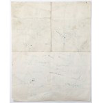 Summer Olympics 1948 - stamps with signatures of the "Olympic Team."