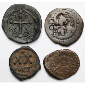 Byzantium, Follis - set (4pcs)