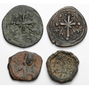 Byzance, Follis - set (4pcs)