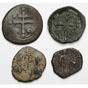 Byzantium, Follis - set (4pcs)