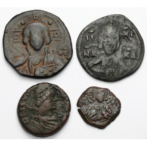 Byzantium, Follis - set (4pcs)