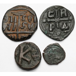 Byzantium, Follis - set (4pcs)