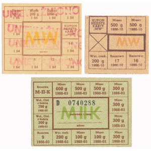 PRL, Supply Cards - set (3pcs)