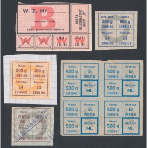 PRL, Schede di rifornimento - set (5 pz)