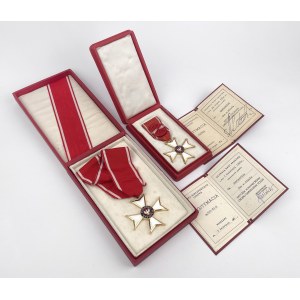 People's Republic of Poland, Order of Rebirth of Poland cl. IV and III - set (2pcs)