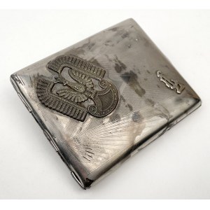 PSZnZ, Cigarette case with aviation eagle and monogram
