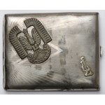 PSZnZ, Cigarette case with aviation eagle and monogram