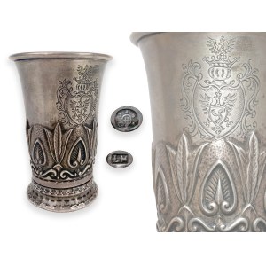 Silver Cup with the Coat of Arms of the Trump Radziwill Family - Vienna 1801 / 1804 (?).