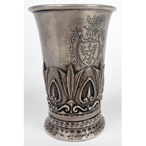 Silver Cup with the Coat of Arms of the Trump Radziwill Family - Vienna 1801 / 1804 (?).