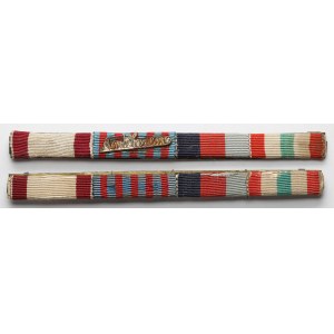 PSZnZ, Spangles of ribbons after Pawel Sornek - Wehrmacht and WP soldier - set (2pcs)
