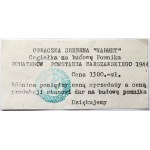 Insurrezione di Varsavia - Warmet - Mattone ad anello d'argento per il Monumento agli Eroi dell'Insurrezione di Varsavia - con certificato