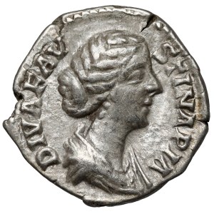 Faustina II the Younger (161-175 AD) Posthumous denarius, Rome