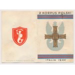 PSZnZ, Monte Cassino Cross [12835] + ID card - 5th Carpathian Rifle Battalion
