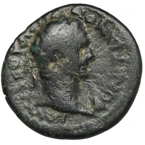 Domitian (81-96 AD) Thessaly, AE20 - Domitian and Domitia